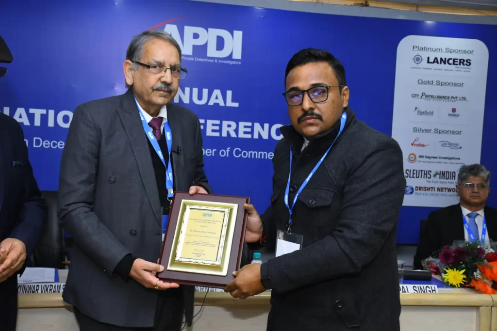 Apdi awards distribution for best detective agency.